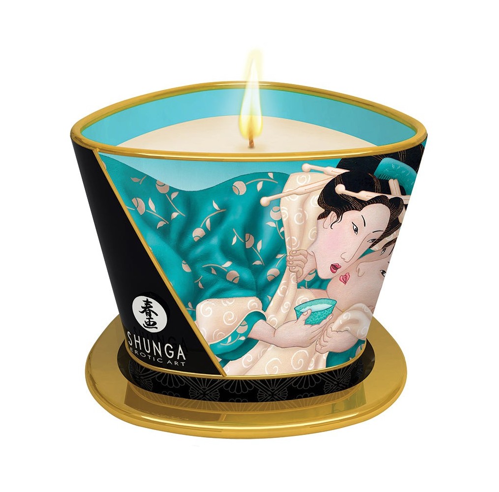 Shunga Massage Candle-Island Blossoms 5.7oz
